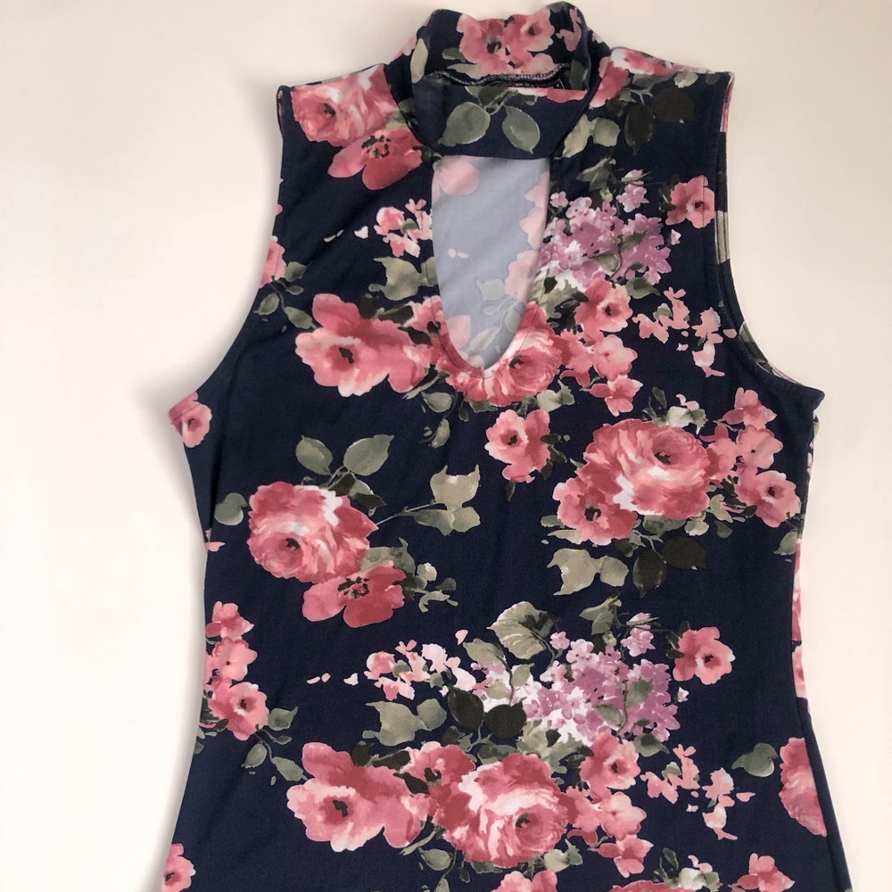 Floral Sleeveless Boutique Top